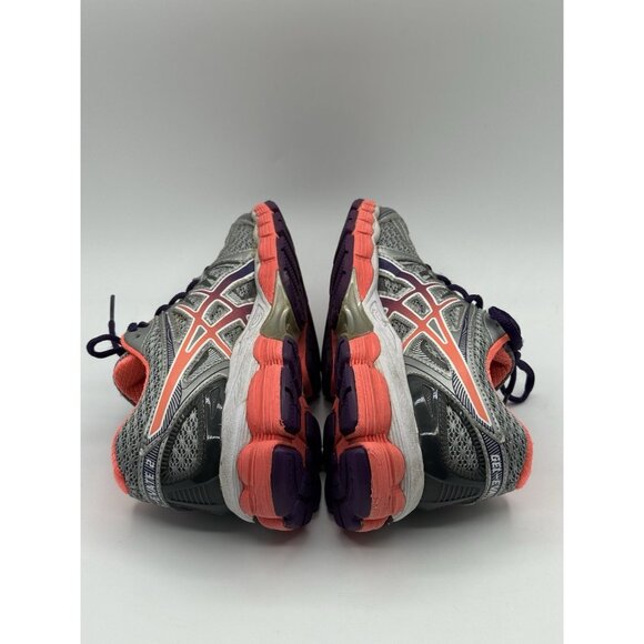 Asics GEL-Evate 2 Women Grey Silver Orange Purple Running Shoe T4A7N Size 6.5 - Picture 4 of 12